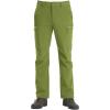imageTACVASEN Mens Hiking Pants Fleece Lined Cargo Work Pants with 5 Pockets for Fishing Camping TravelD Bright Green