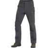 imageTACVASEN Mens Hiking Pants Fleece Lined Cargo Work Pants with 5 Pockets for Fishing Camping TravelDark Grey