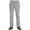imageTACVASEN Mens Hiking Pants Fleece Lined Cargo Work Pants with 5 Pockets for Fishing Camping TravelLight Grey