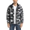 imageTACVASEN Mens Lightweight Windbreaker Rain Jacket with Hooded Water Resistant Outdoor Raincoat for Men Hiking TravelColor Black