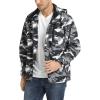imageTACVASEN Mens Lightweight Windbreaker Rain Jacket with Hooded Water Resistant Outdoor Raincoat for Men Hiking TravelColor Black