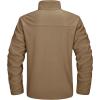 imageTACVASEN Mens Polar Fleece Jackets Lightweight Soft Winter Thermal Coats Outdoor Windproof Zip Up Jacket with PocketsKhaki