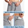 imageTACVASEN Mens Running Athletic Shorts Quick Dry Lightweight Gym Sports Basketball Hiking Short with 3 Zipper PocketsA Light Grey