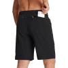 imageTACVASEN Mens Running Athletic Shorts Quick Dry Lightweight Gym Sports Basketball Hiking Short with 3 Zipper PocketsB Bk