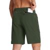 imageTACVASEN Mens Running Athletic Shorts Quick Dry Lightweight Gym Sports Basketball Hiking Short with 3 Zipper PocketsB Green