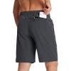 imageTACVASEN Mens Running Athletic Shorts Quick Dry Lightweight Gym Sports Basketball Hiking Short with 3 Zipper PocketsB Gy