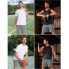 imageTACVASEN Mens Running Athletic Shorts Quick Dry Lightweight Gym Sports Basketball Hiking Short with 3 Zipper PocketsB Light Grey