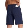 imageTACVASEN Mens Running Athletic Shorts Quick Dry Lightweight Gym Sports Basketball Hiking Short with 3 Zipper PocketsB Navy