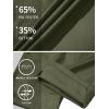 imageTACVASEN Mens Tactical Military Pants Lightweight Hiking Pants 9 Pockets Water Resistant Cargo Work Pants ConstructionArmy Green