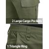 imageTACVASEN Mens Tactical Military Pants Lightweight Hiking Pants 9 Pockets Water Resistant Cargo Work Pants ConstructionArmy Green