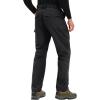 imageTACVASEN Mens Tactical Military Pants Lightweight Hiking Pants 9 Pockets Water Resistant Cargo Work Pants ConstructionBlack