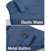imageTACVASEN Mens Tactical Military Pants Lightweight Hiking Pants 9 Pockets Water Resistant Cargo Work Pants ConstructionBlue Gray