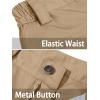imageTACVASEN Mens Tactical Military Pants Lightweight Hiking Pants 9 Pockets Water Resistant Cargo Work Pants ConstructionKhaki