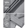 imageTACVASEN Mens Tactical Military Pants Lightweight Hiking Pants 9 Pockets Water Resistant Cargo Work Pants ConstructionLight Grey