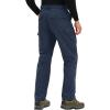 imageTACVASEN Mens Tactical Military Pants Lightweight Hiking Pants 9 Pockets Water Resistant Cargo Work Pants ConstructionNavy