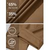 imageTACVASEN Mens Tactical Military Pants Lightweight Hiking Pants 9 Pockets Water Resistant Cargo Work Pants ConstructionWolf Brown