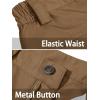 imageTACVASEN Mens Tactical Military Pants Lightweight Hiking Pants 9 Pockets Water Resistant Cargo Work Pants ConstructionWolf Brown