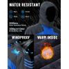 imageTACVASEN Mens Winter Skiing Jackets Water Resistant Fleece Coats Insulated Thermal Snowboard Jacket Parka Raincoat with Hood215 C Sea Blue