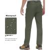 imageTACVASEN Winter Pants for Men Fleece Lined Waterproof Pants Insulated Hiking Pant for Ski Snowboard Outdoor Work HuntingArmy Green