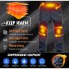 imageTACVASEN Winter Pants for Men Fleece Lined Waterproof Pants Insulated Hiking Pant for Ski Snowboard Outdoor Work HuntingDark Gray