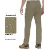 imageTACVASEN Winter Pants for Men Fleece Lined Waterproof Pants Insulated Hiking Pant for Ski Snowboard Outdoor Work HuntingKhaki