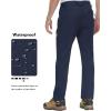 imageTACVASEN Winter Pants for Men Fleece Lined Waterproof Pants Insulated Hiking Pant for Ski Snowboard Outdoor Work HuntingNavy