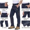 imageTACVASEN Winter Pants for Men Fleece Lined Waterproof Pants Insulated Hiking Pant for Ski Snowboard Outdoor Work HuntingNavy