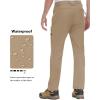 imageTACVASEN Winter Pants for Men Fleece Lined Waterproof Pants Insulated Hiking Pant for Ski Snowboard Outdoor Work HuntingSand