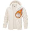 imageTACVASEN Mens Fuzzy Sherpa Jacket Fleece Lined Zip Up Hoodies Winter Thermal Work Casual Warm Jackets Plain CoatsBeige