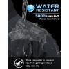 imageTACVASEN Mens Rain Jackets Water Resistant With Hood Windbreaker Lightweight Zip Jacket Climbing Fishing with PocketsBlack Grey