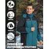 imageTACVASEN Mens Rain Jackets Water Resistant With Hood Windbreaker Lightweight Zip Jacket Climbing Fishing with PocketsLake Blue