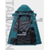 imageTACVASEN Mens Rain Jackets Water Resistant With Hood Windbreaker Lightweight Zip Jacket Climbing Fishing with PocketsLake Blue