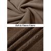 imageTACVASEN Mens Winter Jacket Soft Polar Fuzzy Sherpa Coat Casual Thermal Sweatshirts Full Zip Fleece Jacket With PocketBrown