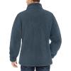 imageTACVASEN Mens Winter Jacket Soft Polar Fuzzy Sherpa Coat Casual Thermal Sweatshirts Full Zip Fleece Jacket With PocketDark Gray