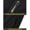 imageTACVASEN Mens Winter Ski Jacket Waterproof Snow Coats Snowboard Fleece Lining Jacket Warm Parka with HoodedBlack