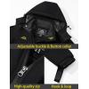 imageTACVASEN Mens Winter Ski Jacket Waterproof Snow Coats Snowboard Fleece Lining Jacket Warm Parka with HoodedBlack