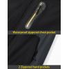 imageTACVASEN Mens Winter Ski Jacket Waterproof Snow Coats Snowboard Fleece Lining Jacket Warm Parka with HoodedBlack Gray