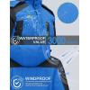 imageTACVASEN Mens Winter Ski Jacket Waterproof Snow Coats Snowboard Fleece Lining Jacket Warm Parka with HoodedBlue