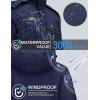 imageTACVASEN Mens Winter Ski Jacket Waterproof Snow Coats Snowboard Fleece Lining Jacket Warm Parka with HoodedDark Blue