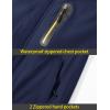 imageTACVASEN Mens Winter Ski Jacket Waterproof Snow Coats Snowboard Fleece Lining Jacket Warm Parka with HoodedDark Blue