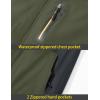 imageTACVASEN Mens Winter Ski Jacket Waterproof Snow Coats Snowboard Fleece Lining Jacket Warm Parka with HoodedGreen