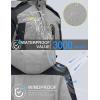 imageTACVASEN Mens Winter Ski Jacket Waterproof Snow Coats Snowboard Fleece Lining Jacket Warm Parka with HoodedLight Gray