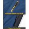 imageTACVASEN Mens Winter Ski Jacket Waterproof Snow Coats Snowboard Fleece Lining Jacket Warm Parka with HoodedNavy