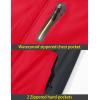 imageTACVASEN Mens Winter Ski Jacket Waterproof Snow Coats Snowboard Fleece Lining Jacket Warm Parka with HoodedRed