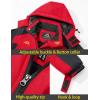imageTACVASEN Mens Winter Ski Jacket Waterproof Snow Coats Snowboard Fleece Lining Jacket Warm Parka with HoodedRed