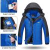 imageTACVASEN Winter Jacket Mens WaterResistant Fleece Jacket Snow Ski Jacket Military Tactical Jacket Coat Parka Hood RaincoatBlue