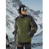 imageTACVASEN Winter Jacket Mens WaterResistant Fleece Jacket Snow Ski Jacket Military Tactical Jacket Coat Parka Hood RaincoatGreen