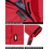 imageTACVASEN Winter Jacket Mens WaterResistant Fleece Jacket Snow Ski Jacket Military Tactical Jacket Coat Parka Hood RaincoatRed