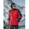 imageTACVASEN Winter Jacket Mens WaterResistant Fleece Jacket Snow Ski Jacket Military Tactical Jacket Coat Parka Hood RaincoatRed