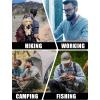 imageTACVASEN Mens Breathable Quick Dry Solid Convertible Long Sleeve Shirt Fishing Hiking SafariKhaki